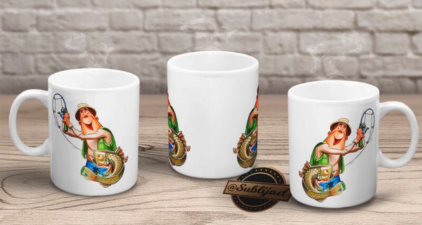 TASSE Mug Pêcheur Poisson