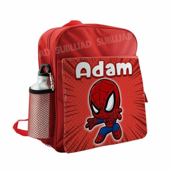 Sac à dos enfant illustration Héros personnalisable avec prénom