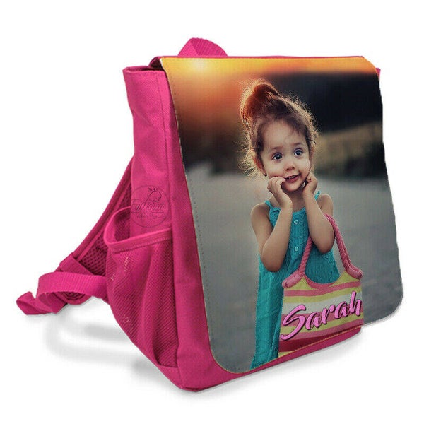 Sac à dos enfant personnalisable avec photo et prénom de votre choix