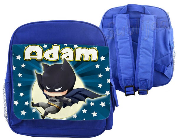 Sac à dos enfant illustration Héros personnalisable avec prénom