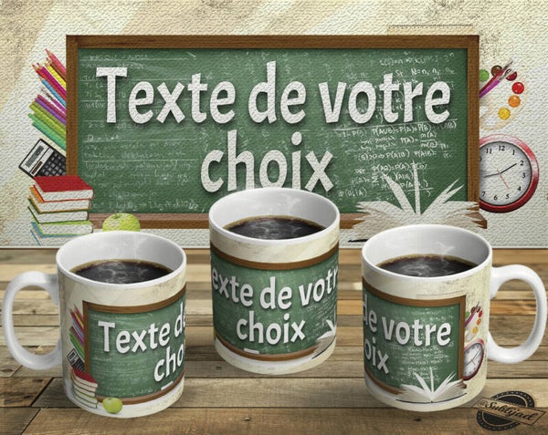 TASSE Mug Maître Maîtresse Atsem ... personnalisé avec le Texte de votre choix