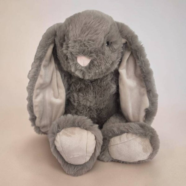 Doudou lapinou gris