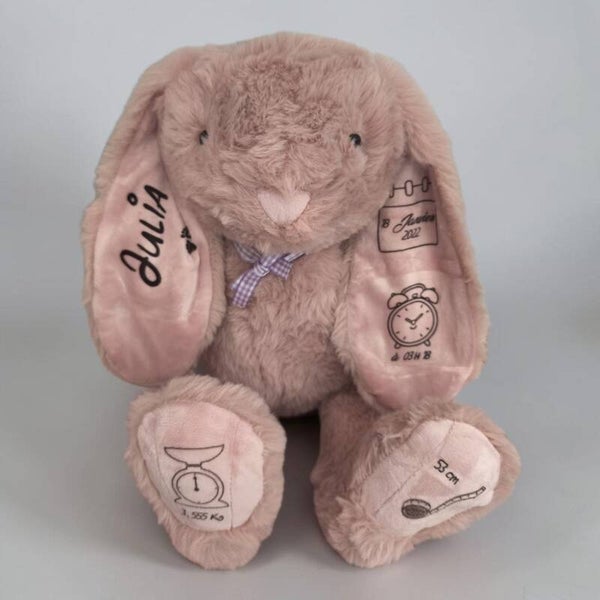 Doudou lapinou Rose