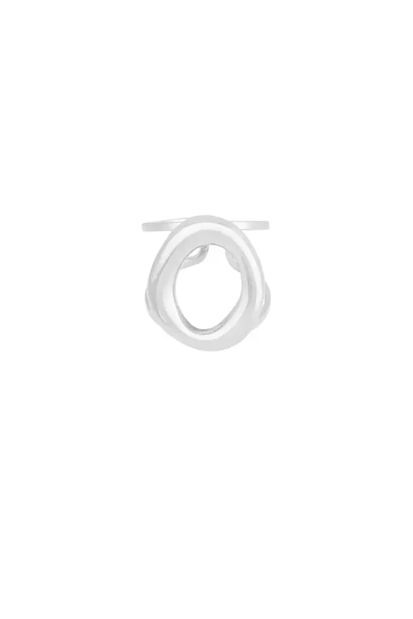 Bold Circle Ring silver