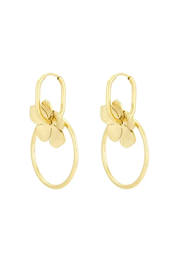 Petal Perfection Earrings gold