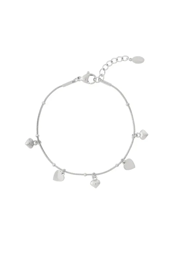 Mini Hearts Bracelet silver