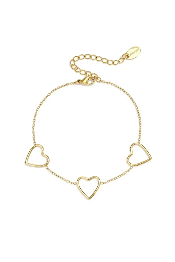 Bracelets Heart gold