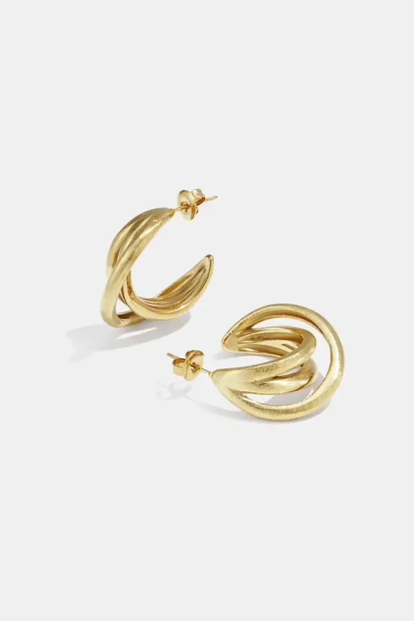 Hoop Earrings Casual Daily  gold