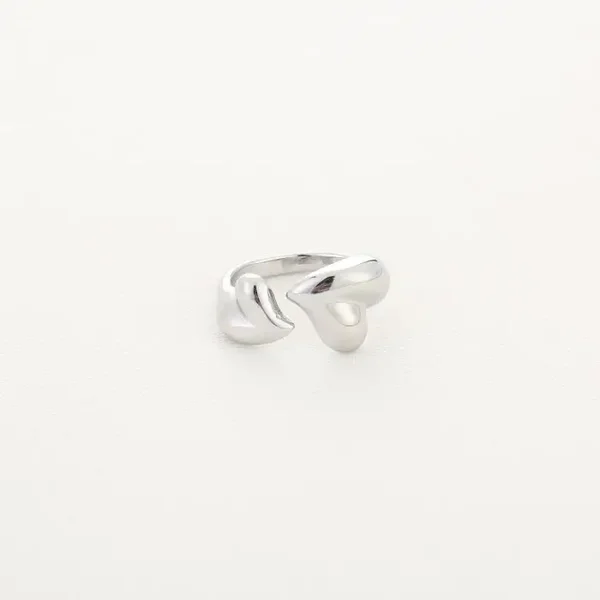 Dubbele hartjes ring