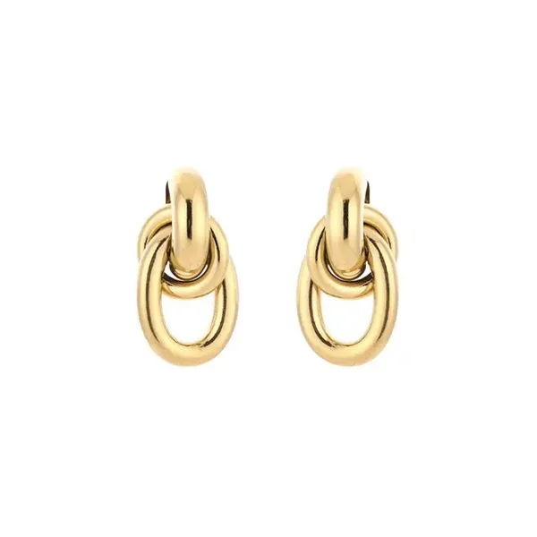 Chique oorbellen gold