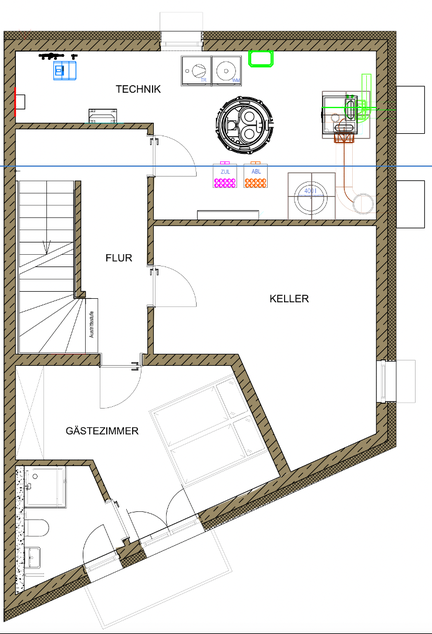 Grundriss Keller