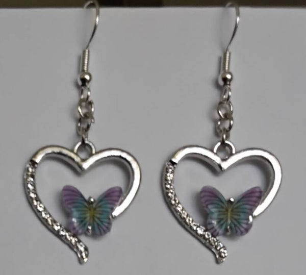 Hearts with Butterflies