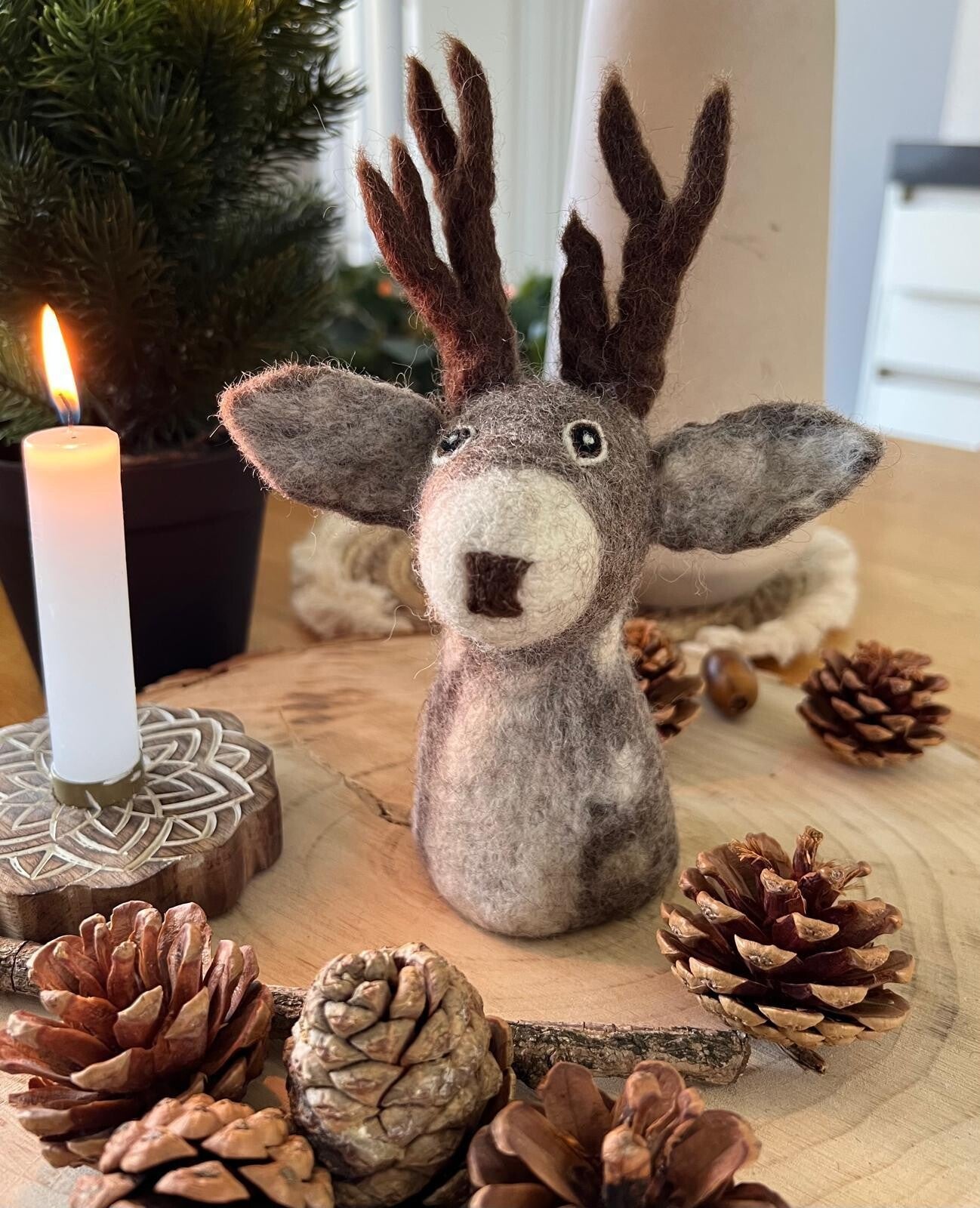 Deco rendier grijs