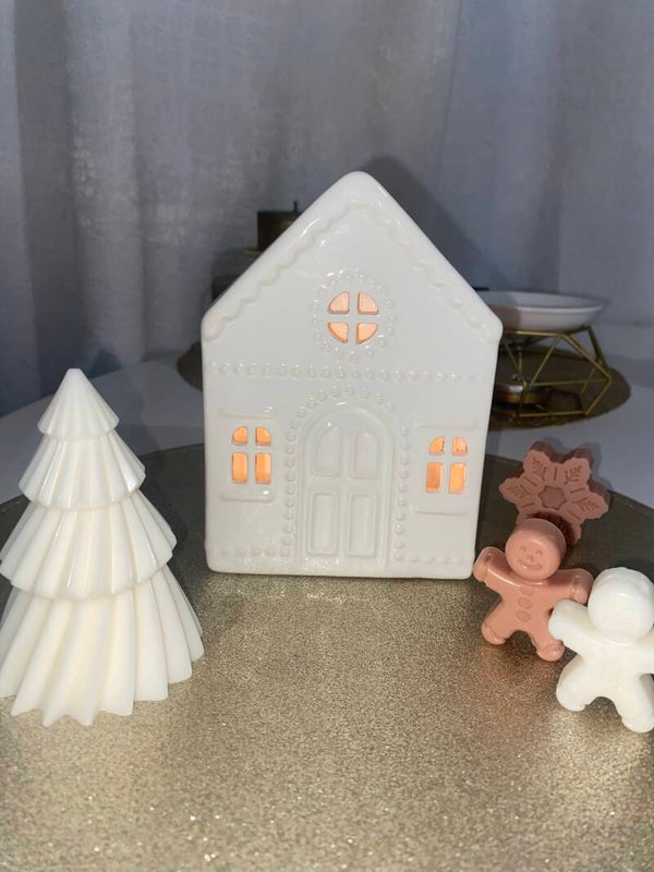 Brûle Parfum « Maison enneigée »