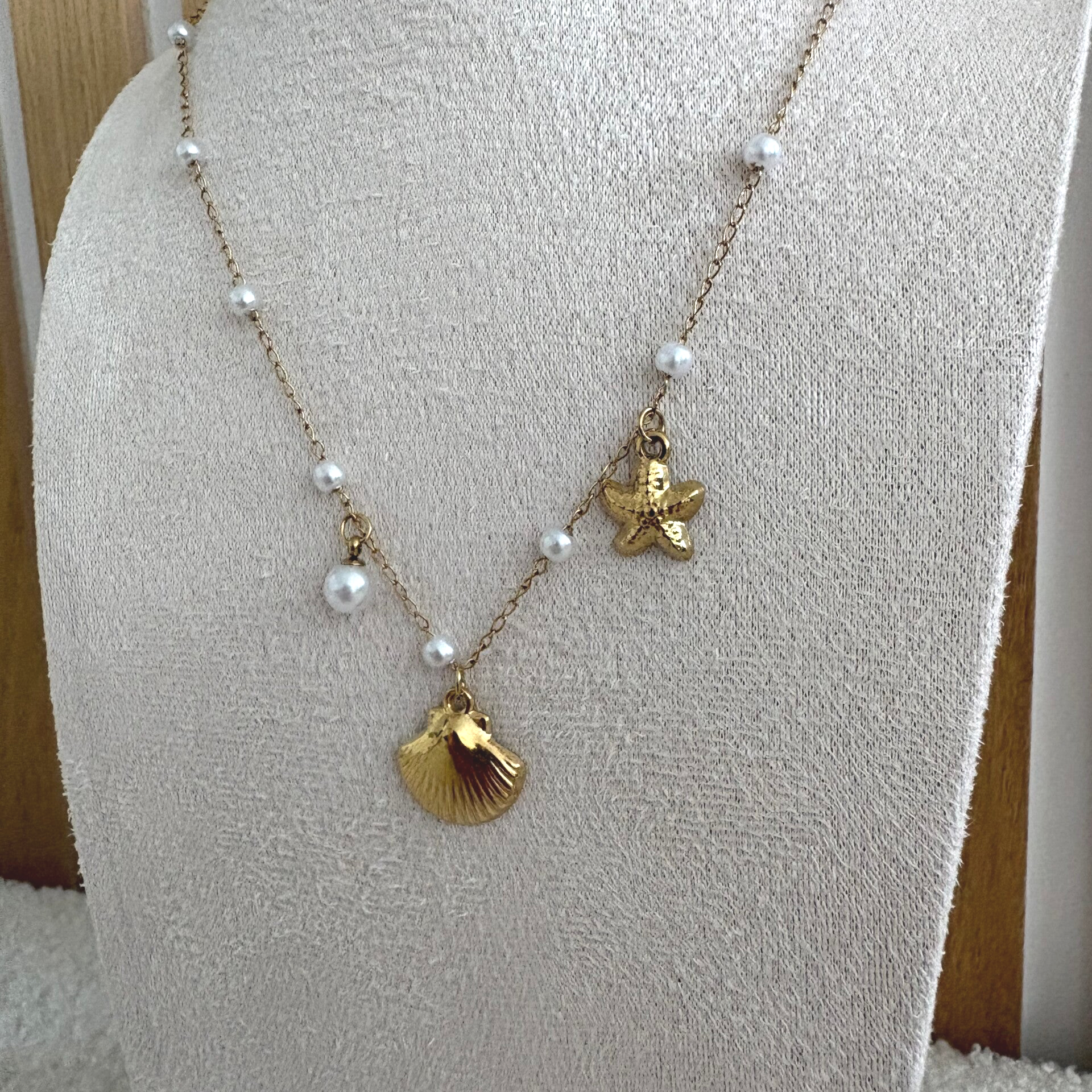 Collier perle Marine