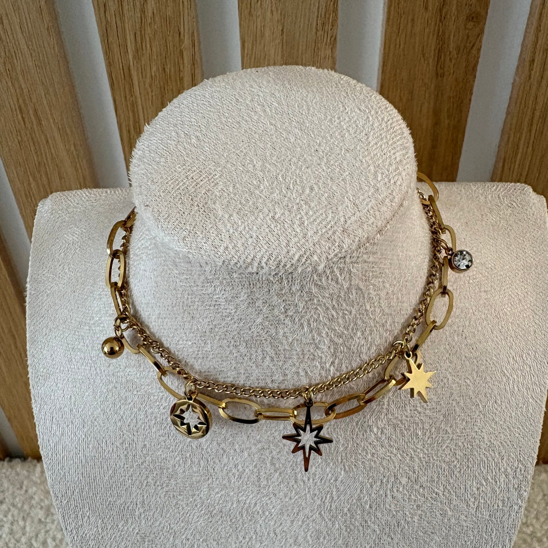 Bracelet double à breloques