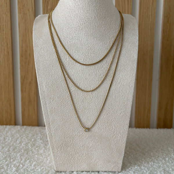 Collier doré pour femme