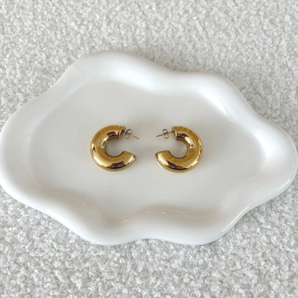 Créoles épaisses pour femme