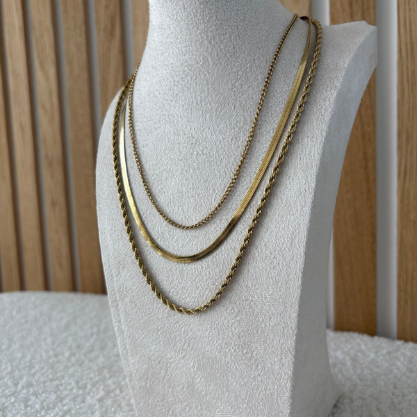 Lot de chaîne doré