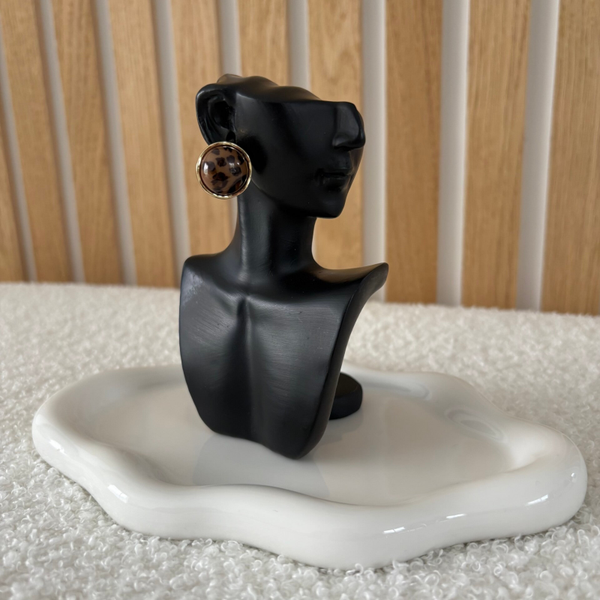 Boucles d’oreilles fantaisie léopard