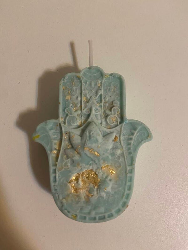 Vela mano de fátima