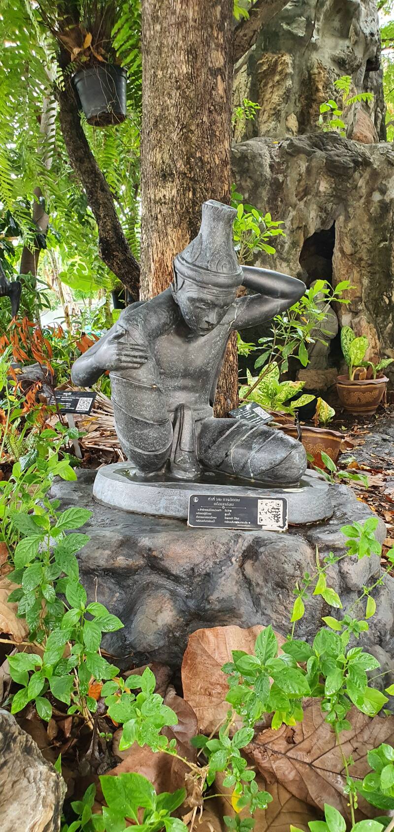 Skulptur aus dem Wat Pho in Bangkok