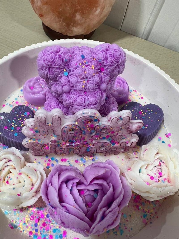 Blossom Bear Candle