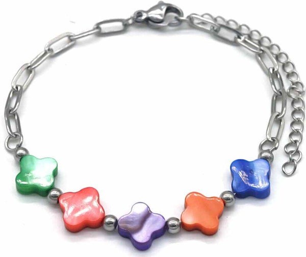 Armband klaver klein