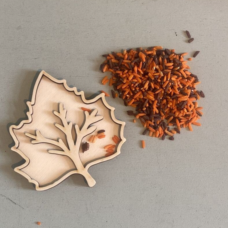 Mini frame herfstblad