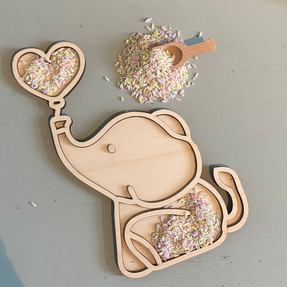 Speelframe olifant met hart