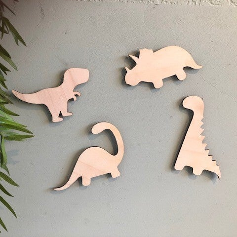 Muurdecoratie dino's