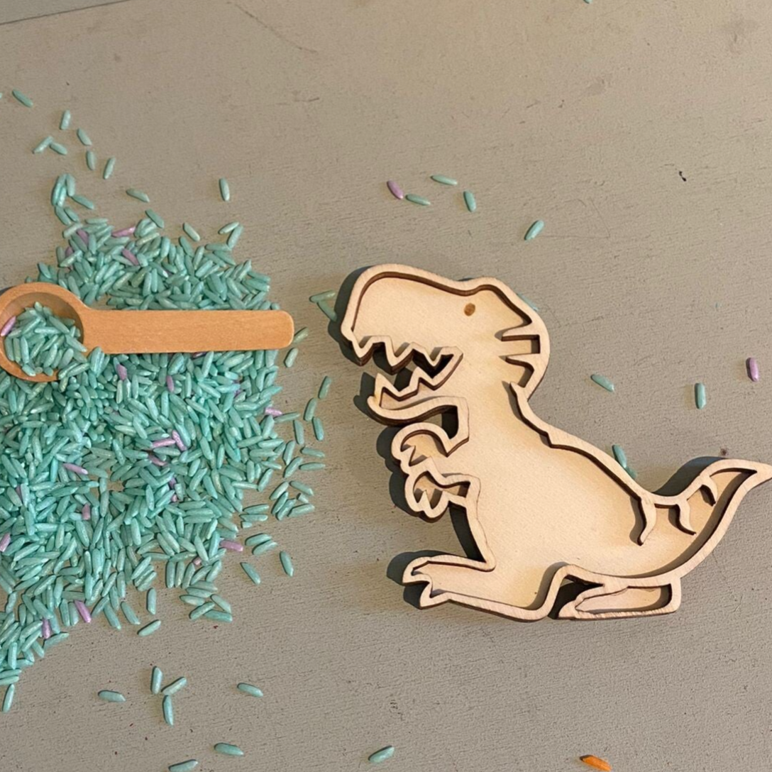 Mini frame dinosaurus