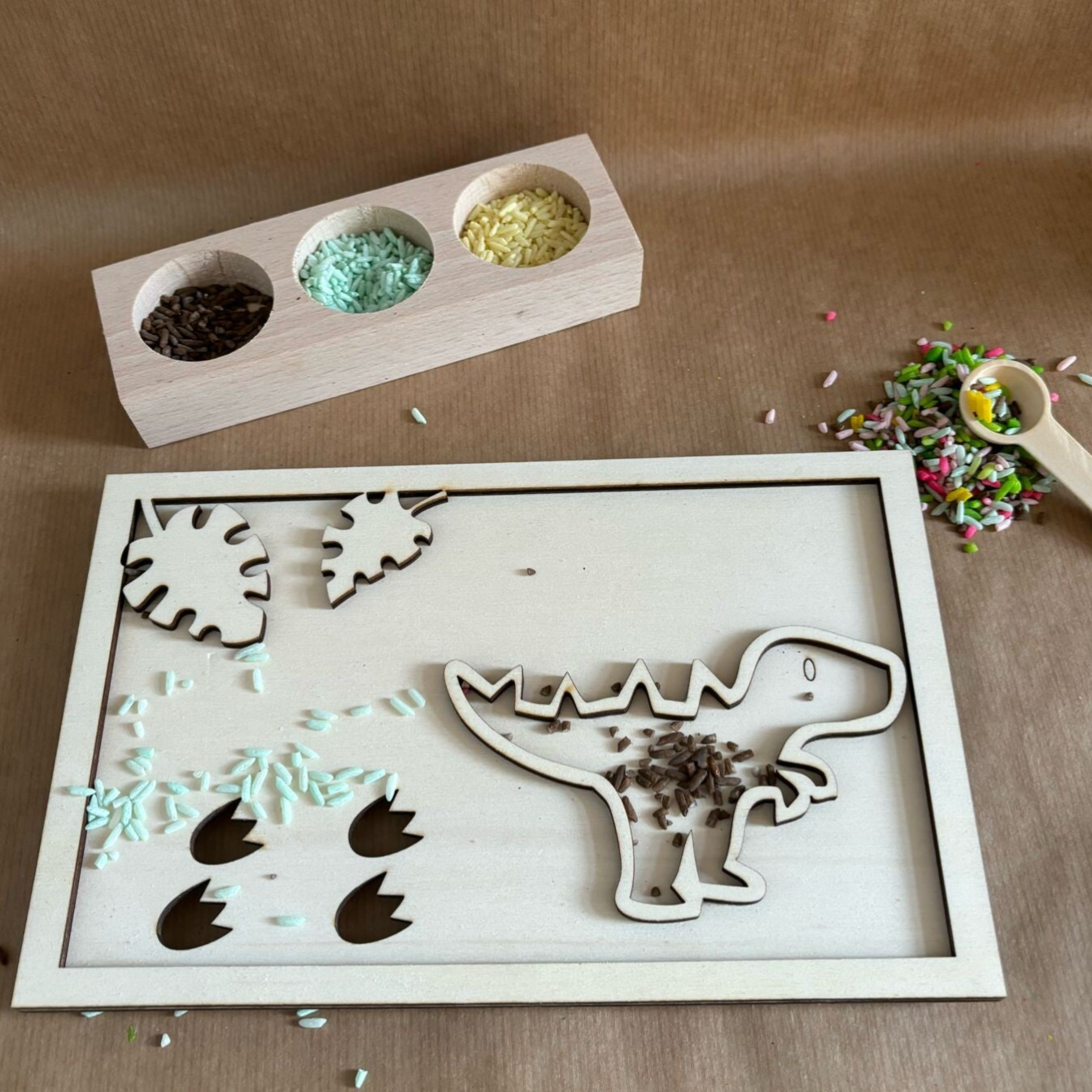 Kleurframe dinosaurus