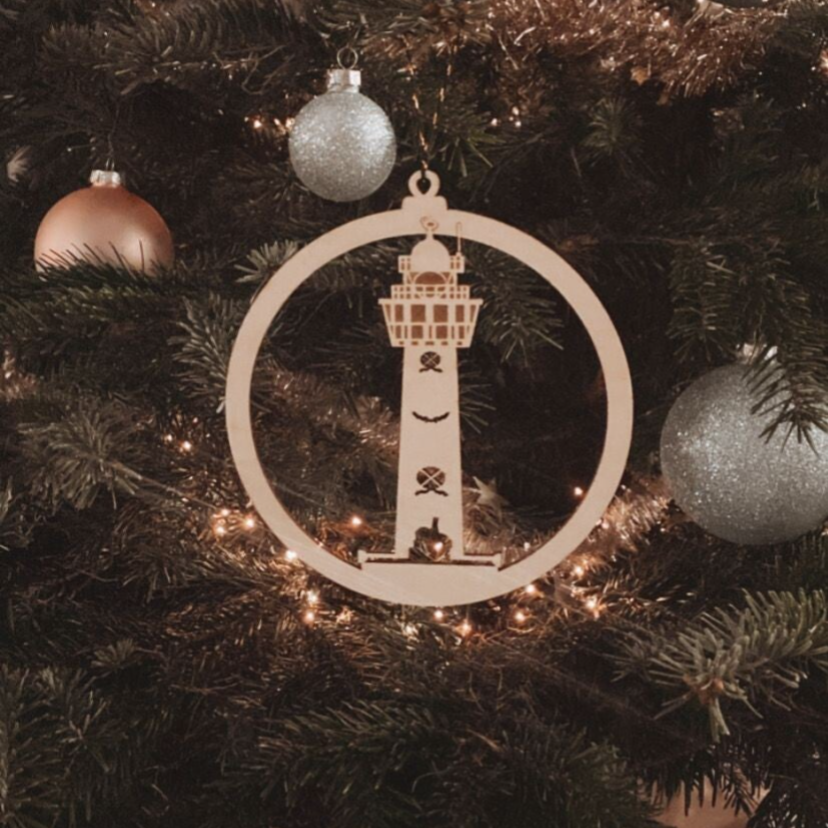 Kerstbal XL vuurtoren