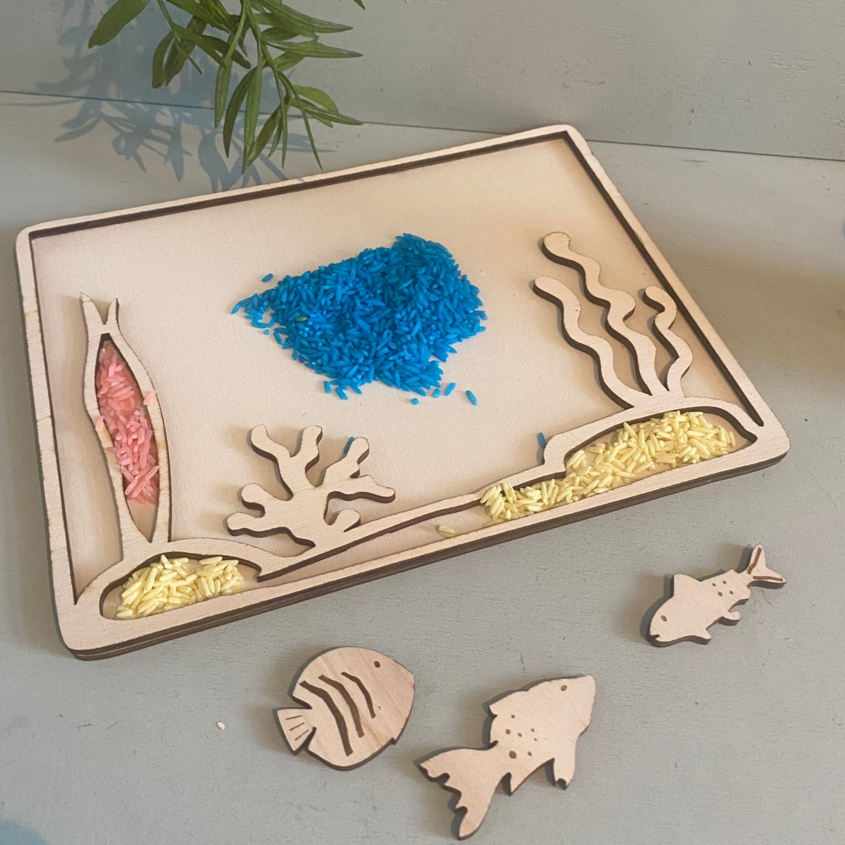 Kleurframe onderwaterwereld