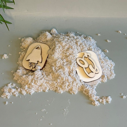 Stempel vliegtuig&raket