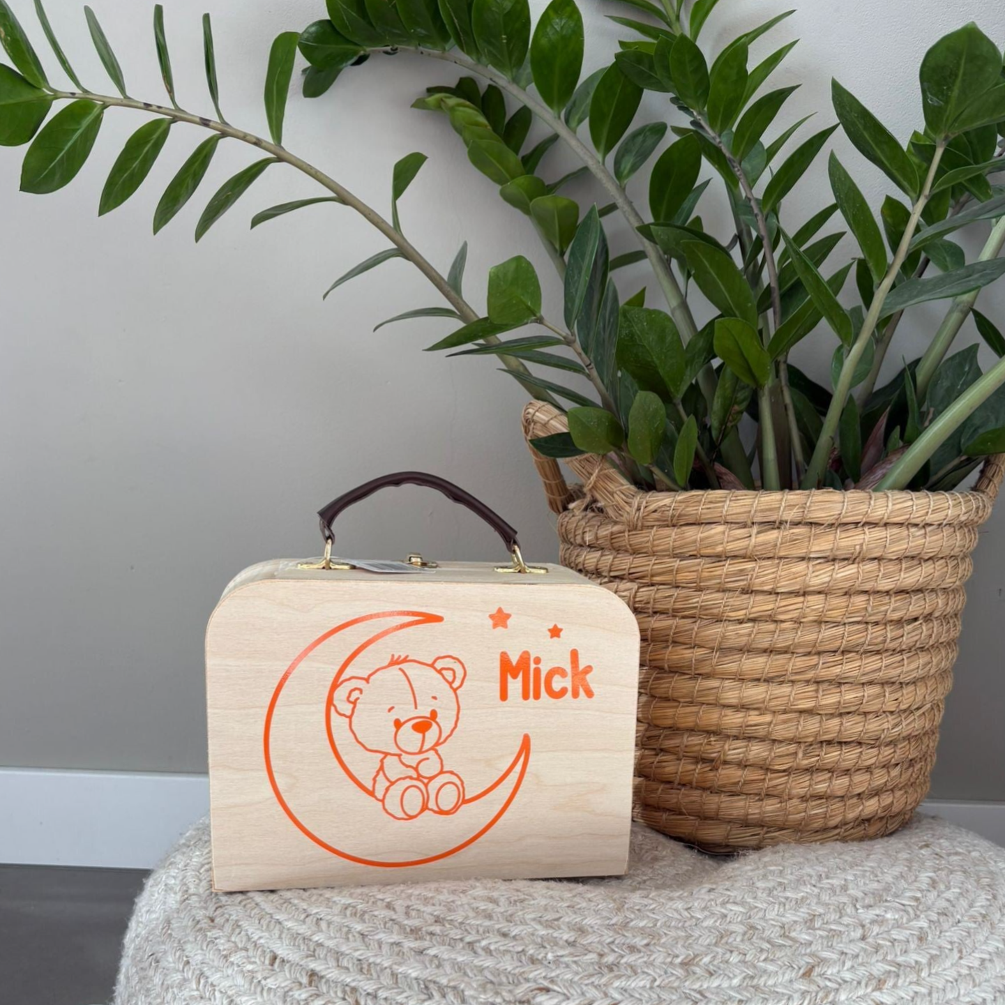 Koffertje beer met maan