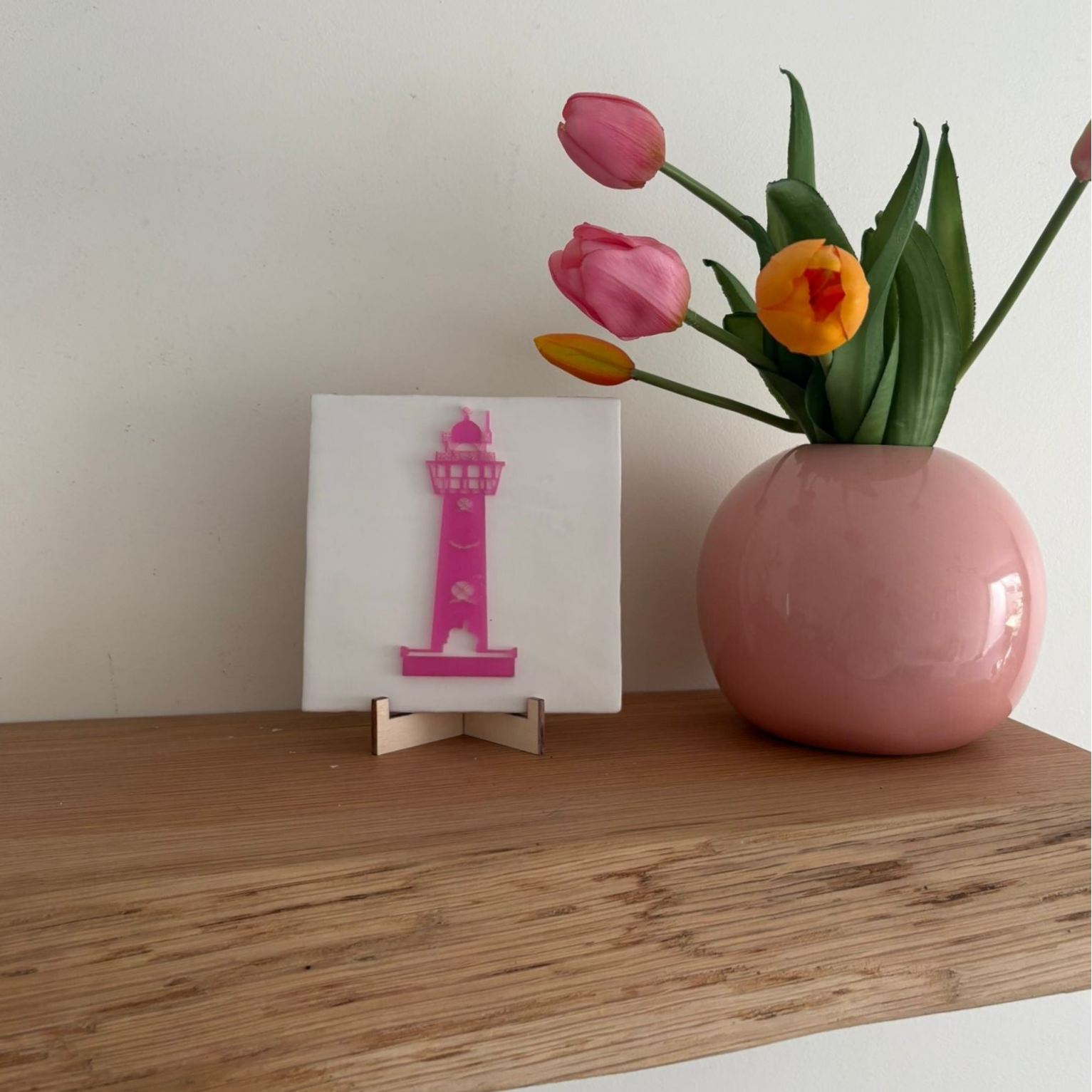 Tegeltje vuurtoren Egmond