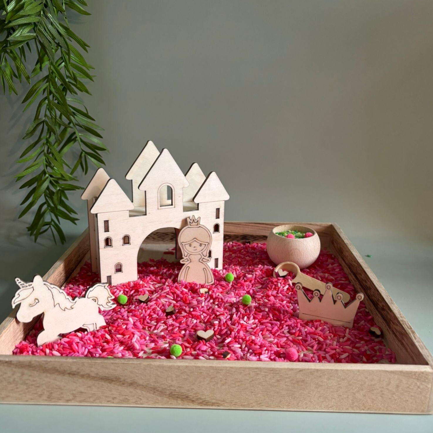 3d mini kasteel prinses