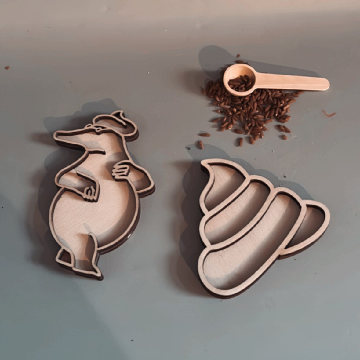 Speelframe wie heeft er op mijn hoofd gepoept