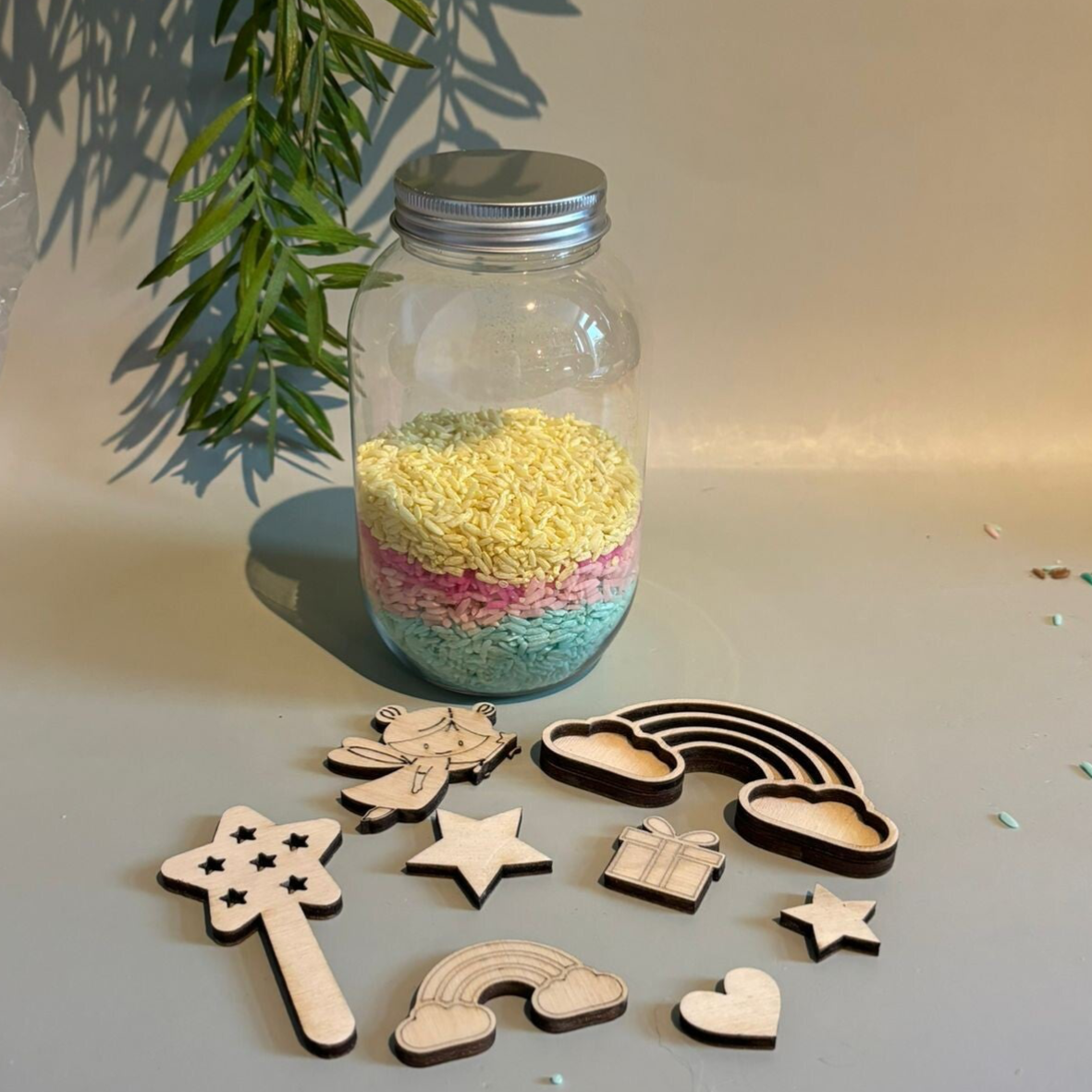 Speelpot S regenboog