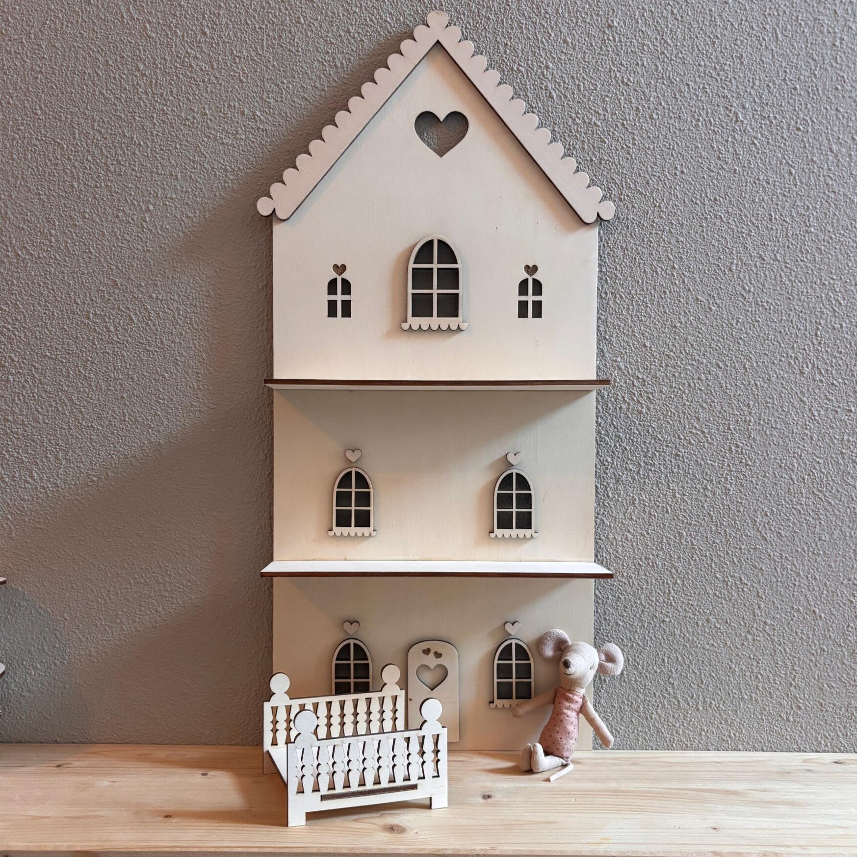 Poppenbed 2 persoons rond