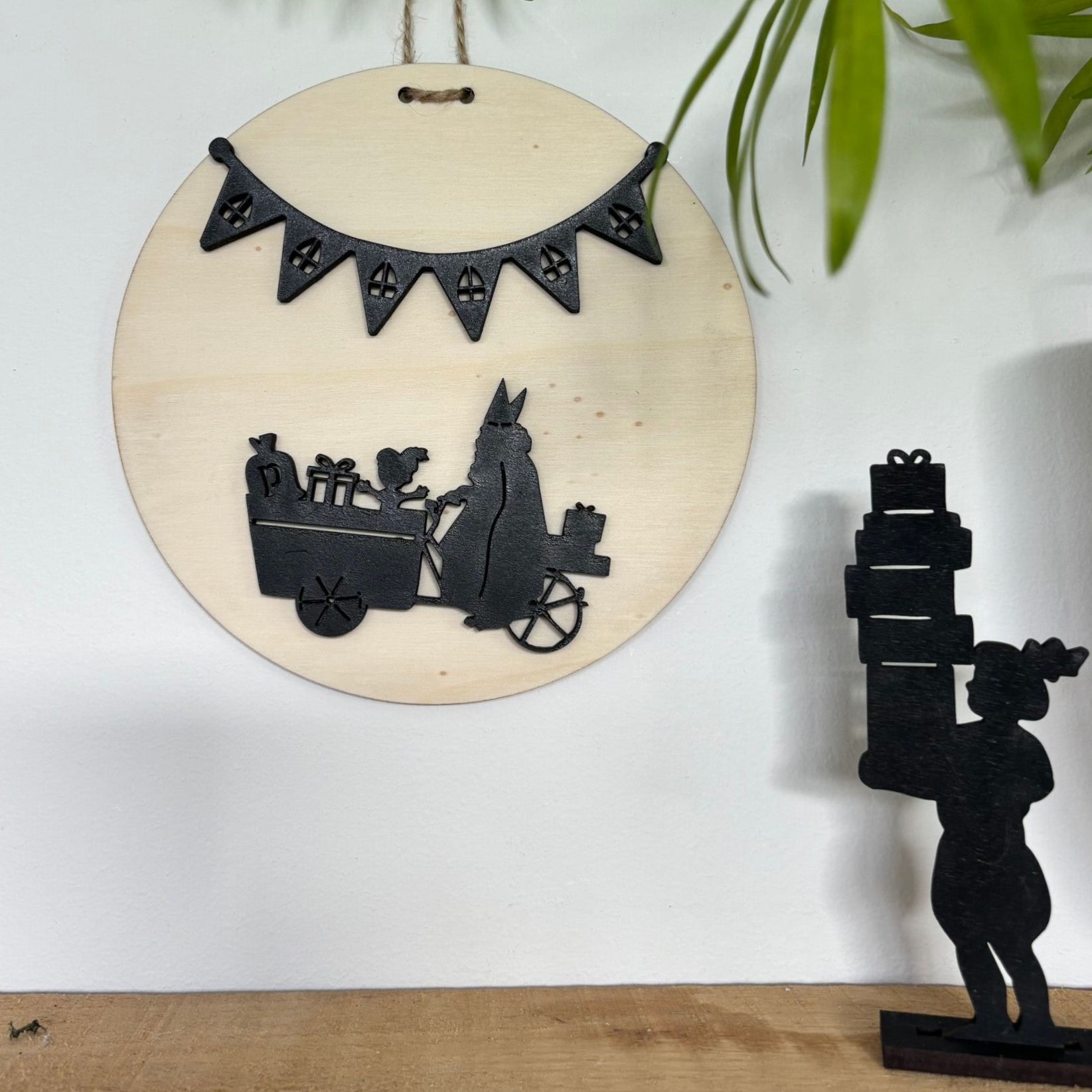 Sinterklaas hanger Sinterklaas bakfiets