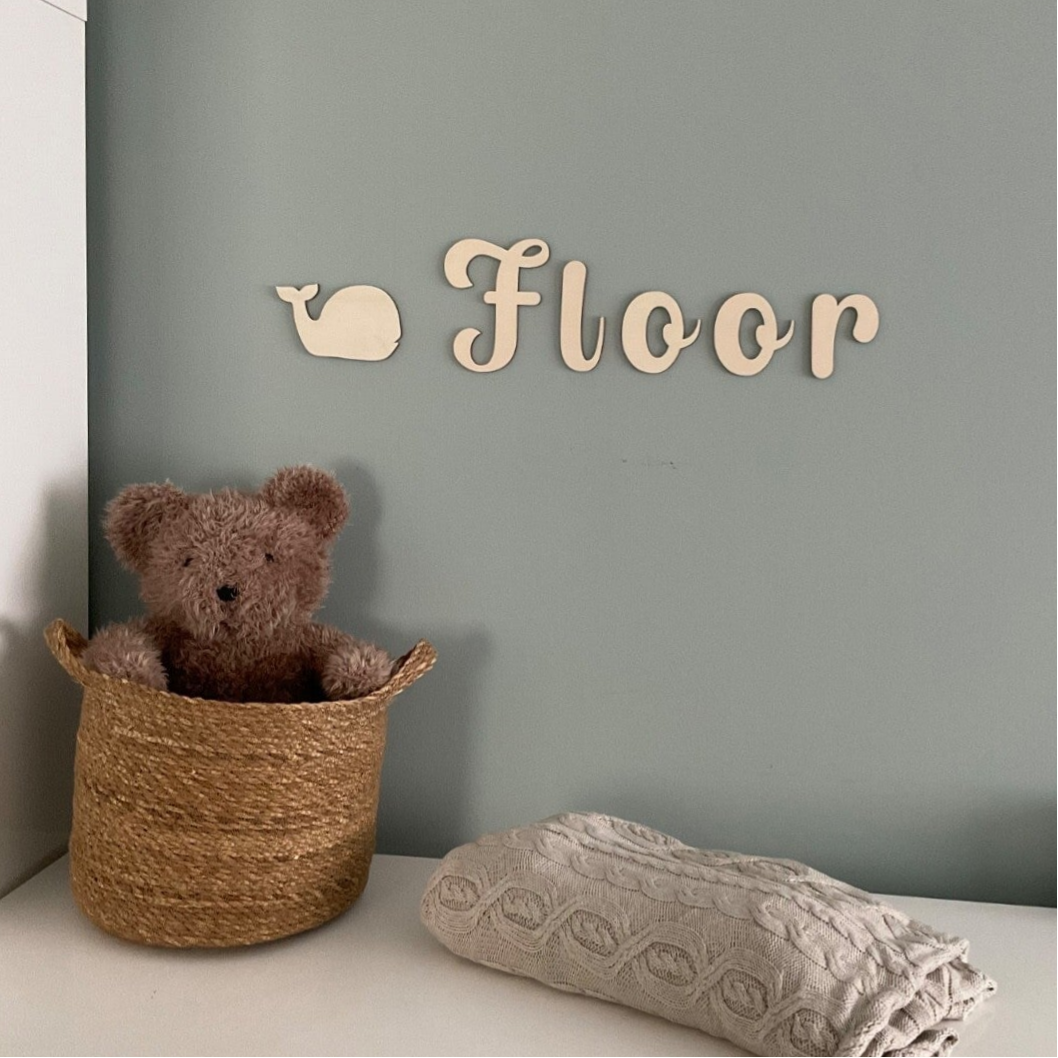 Houten figuur walvis