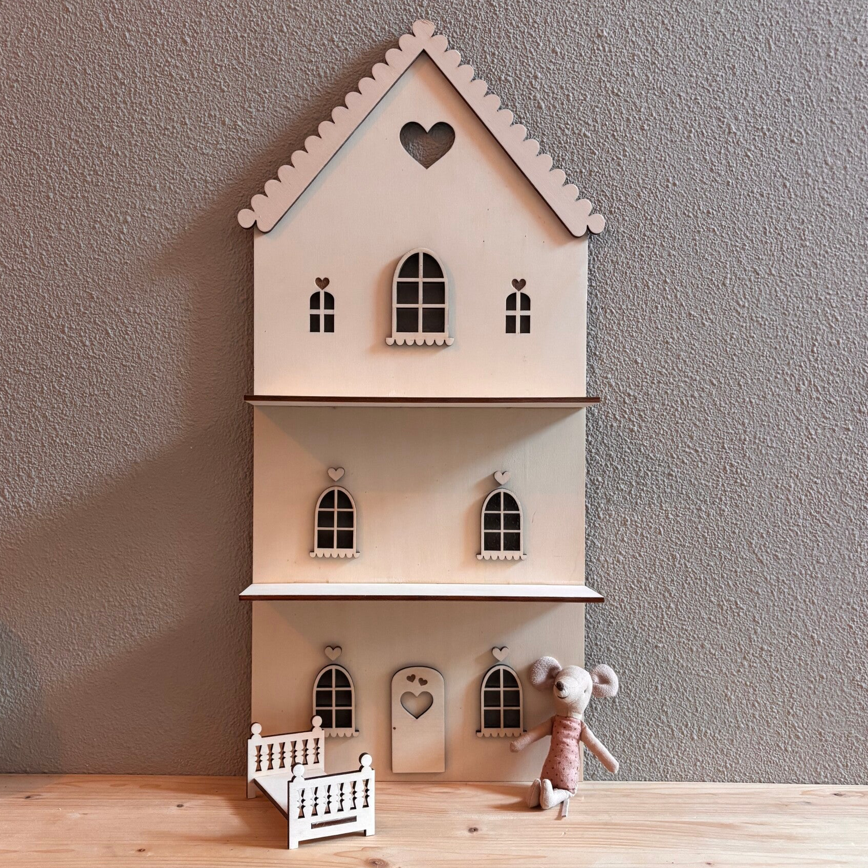 Poppenbed 1 persoons rond