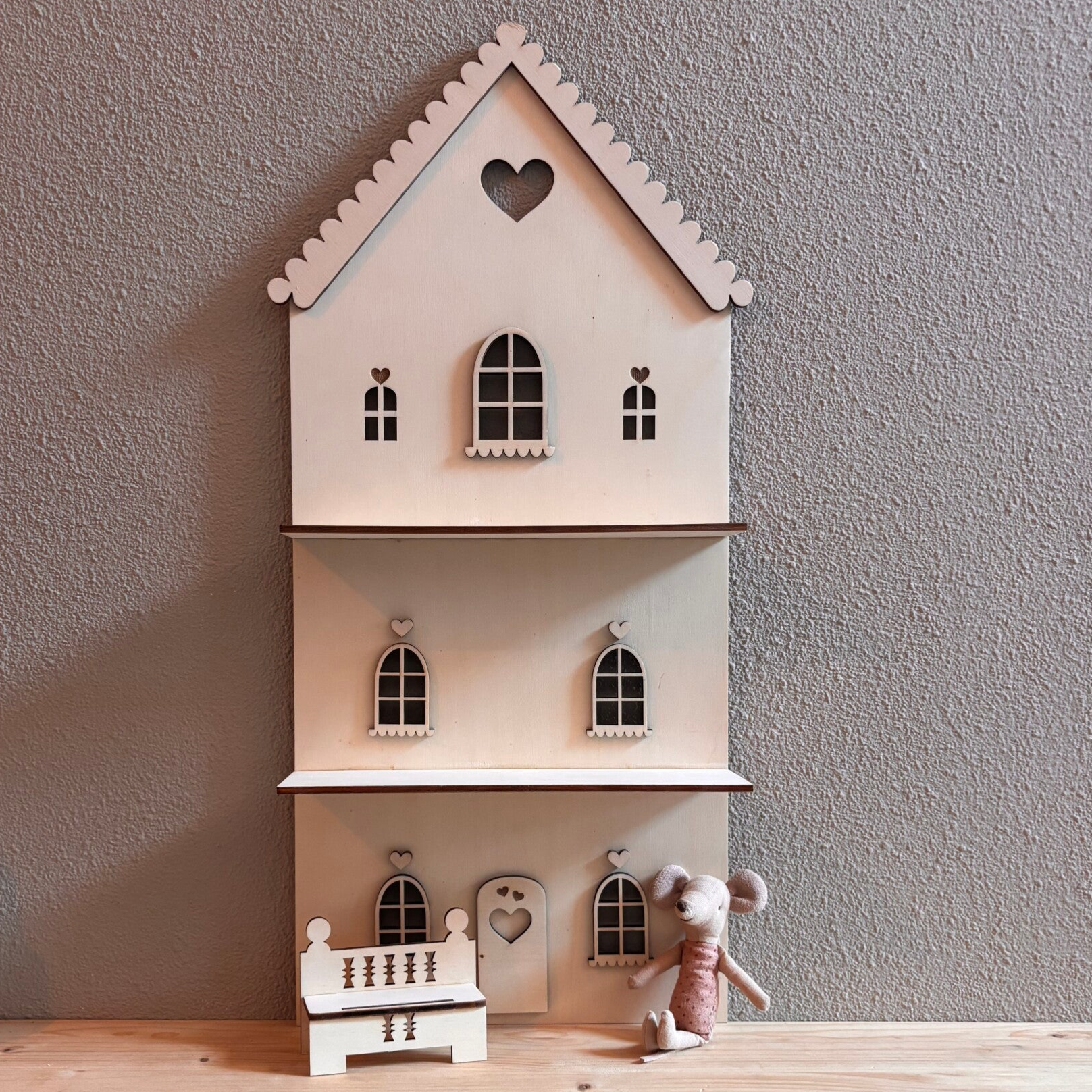 Poppenhuis bank rond