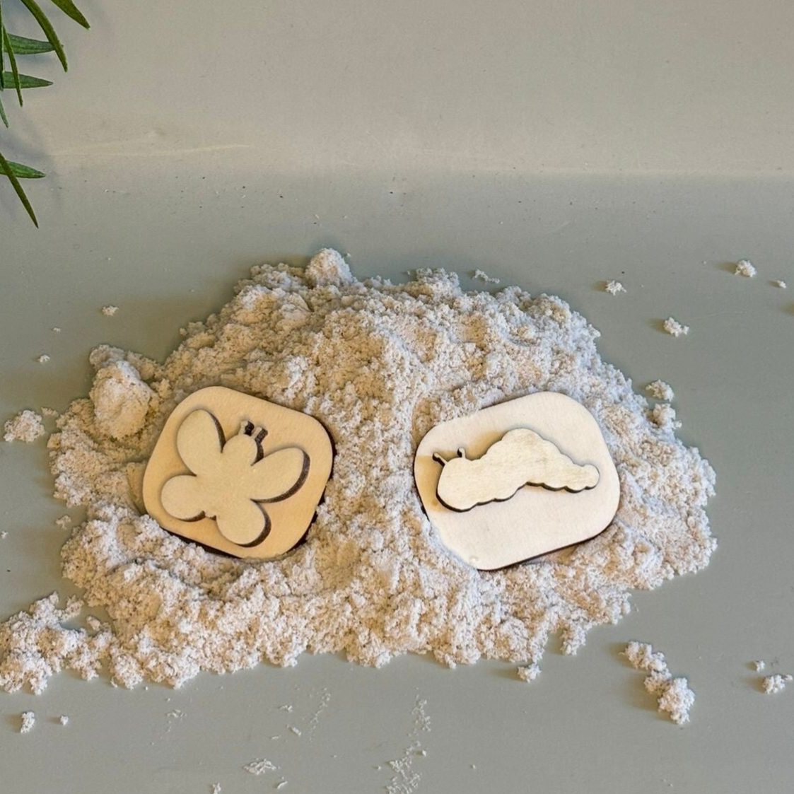 Stempel vlinder&rups