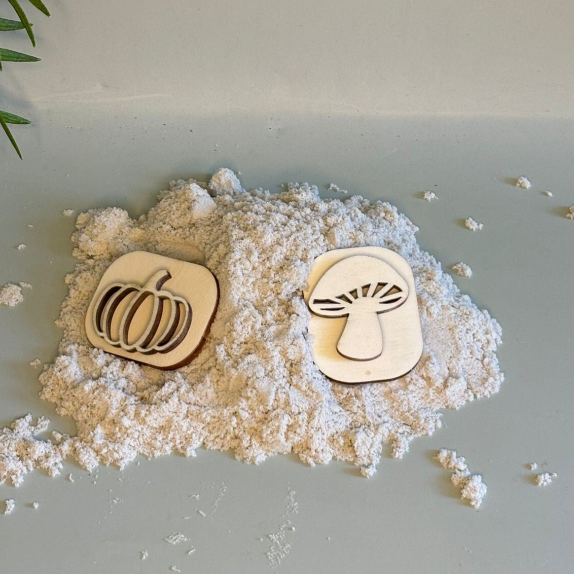 Stempel pompoen&paddestoel