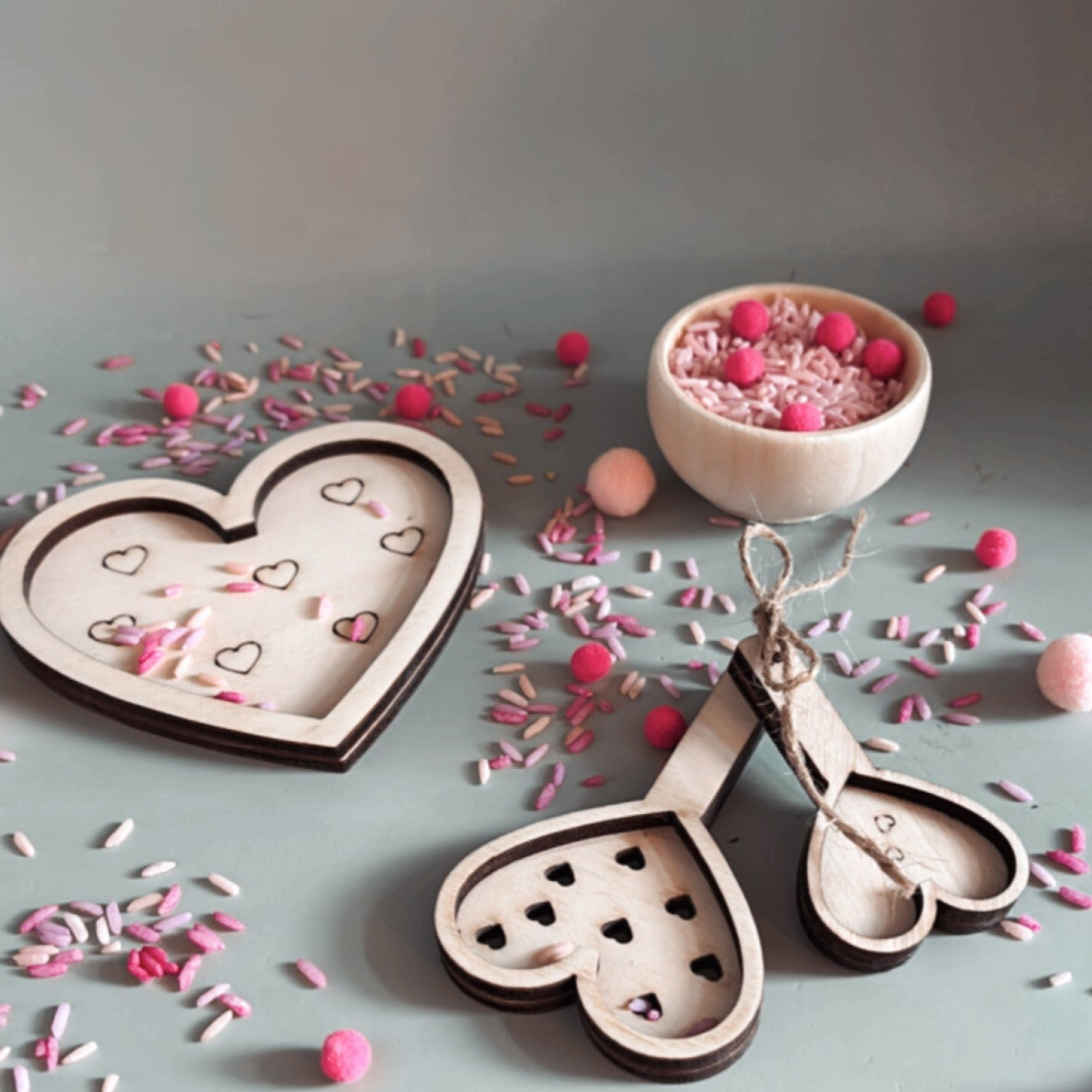 Speelframe set valentijn