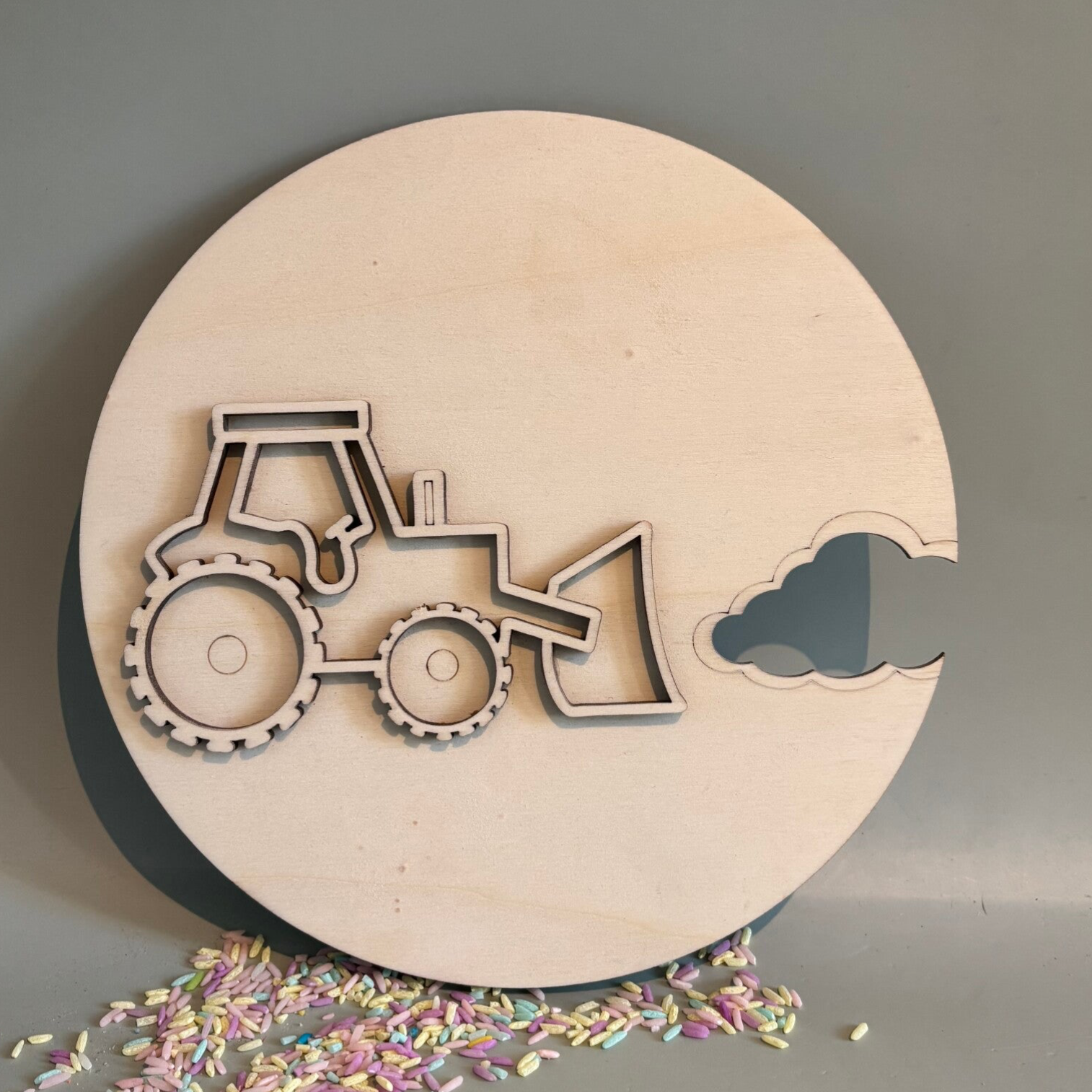 Inleg stapelstein Buldozer